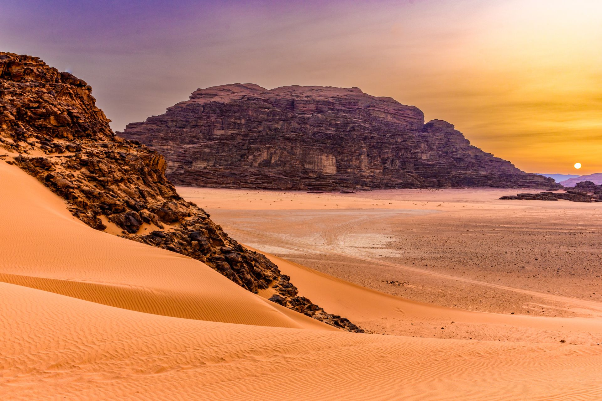 Wadi Rum sunset